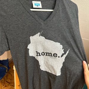 Wisconsin “Home” tee
